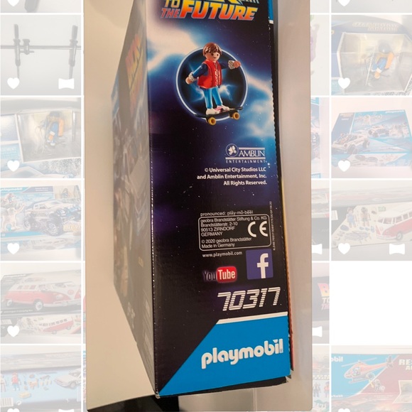 Playmobil BACK TO THE FUTURE DeLorean Playset Toy - Picture 3 of 6